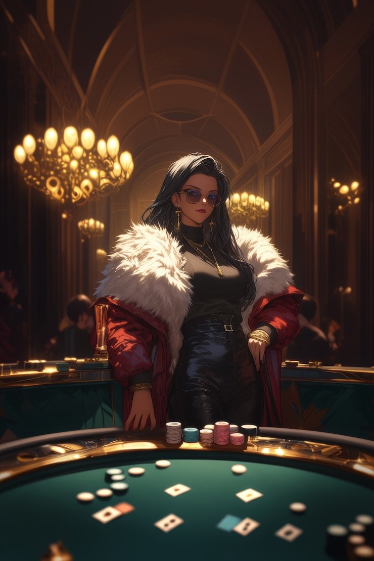 Dealer profesional mega33 melayani meja baccarat dengan kamera HD live