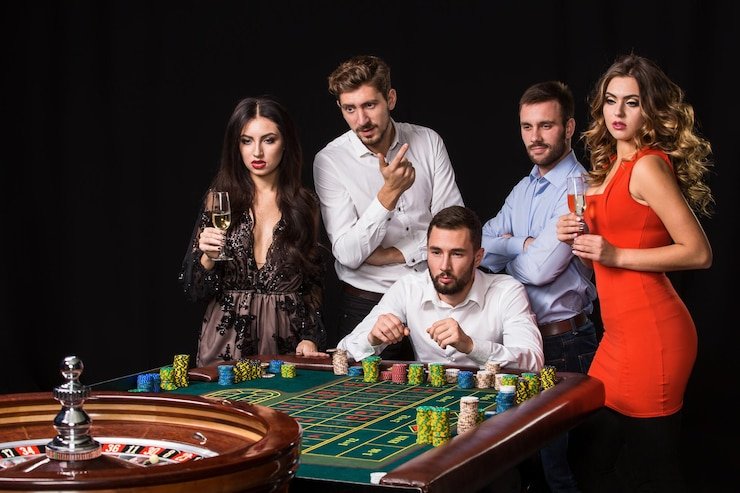 Studio meja baccarat mega33 dengan dealer profesional dan kamera multi-sudut HD